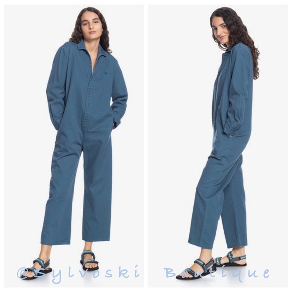 🔥 Quiksilver Womens - Long Sleeve Jumpsuit for Women NWT - Picture 3 of 6